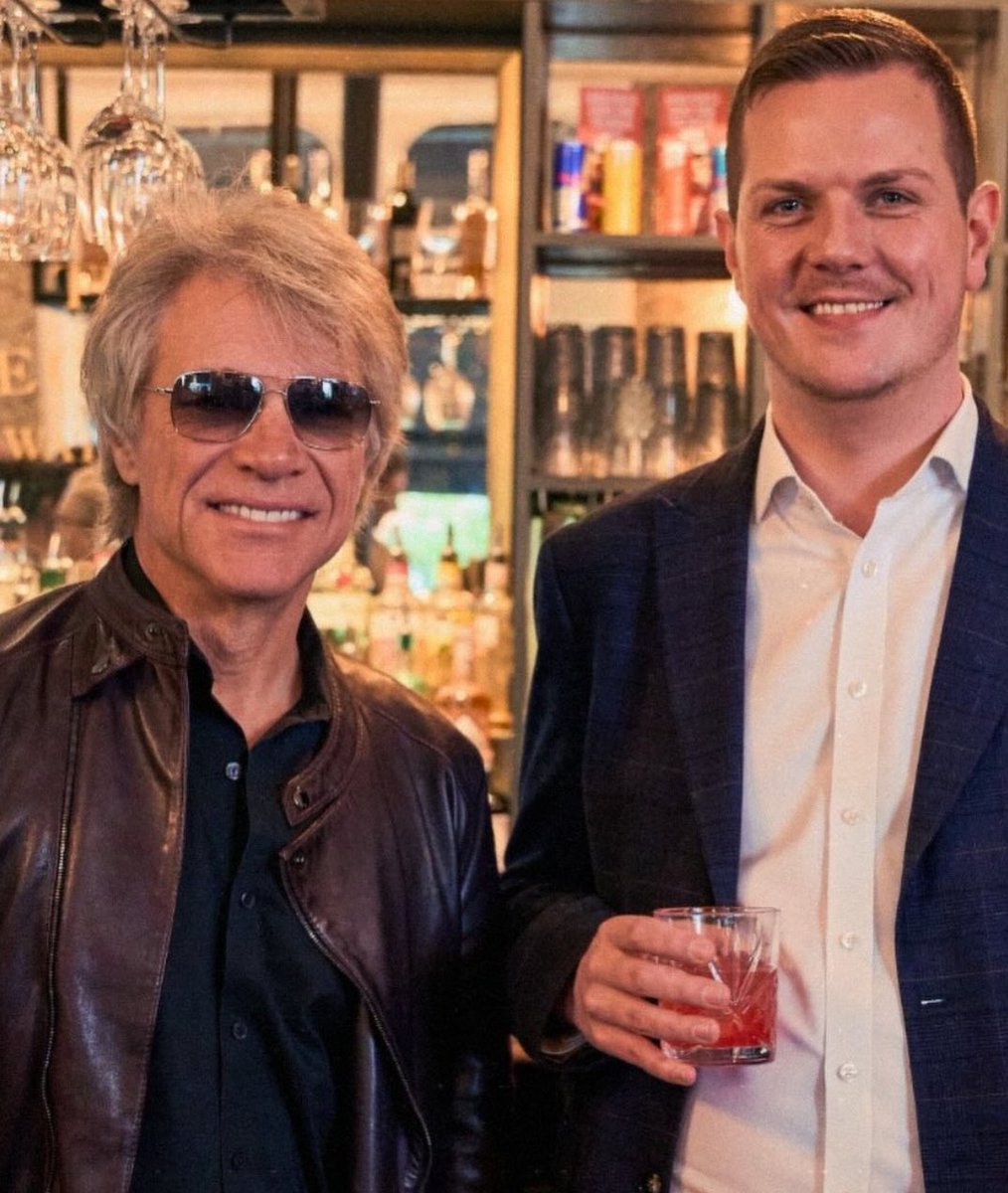 Jon Bon Jovi today in London to promote Hampton Water ...