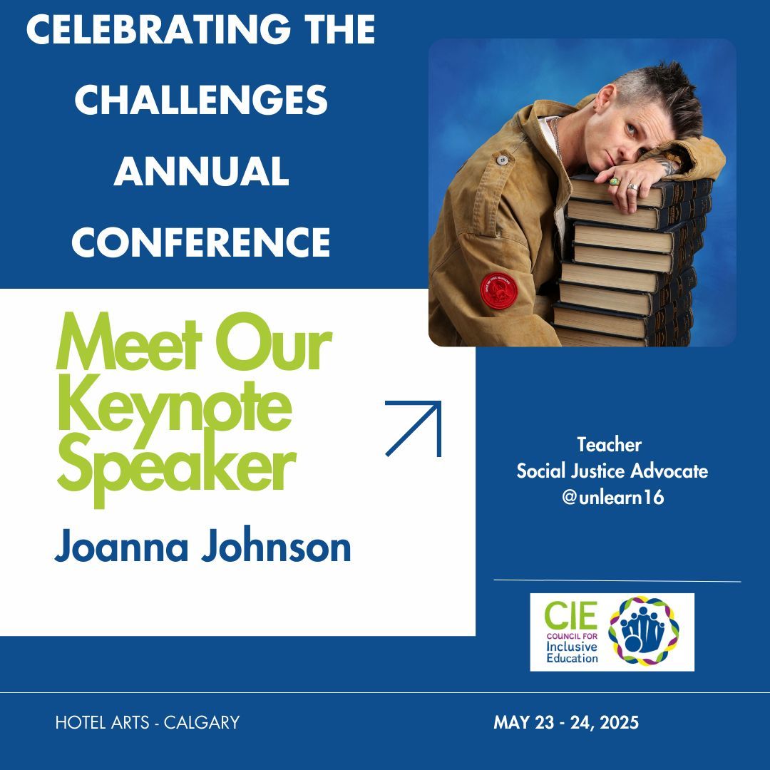 atainclusiveed's tweet image. Celebrating the Challenges Conference Update! We have two incredible keynote speakers lined up for this event. Please join us in welcoming Dr. Lori Desautels, who will kick off the conference with her opening keynote, and Joanna Johnson, who will deliver the closing keynote.