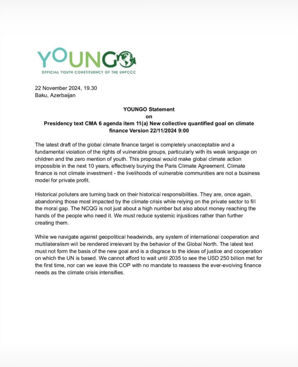 Mister Climat Carin Karl #COP30 tweet media