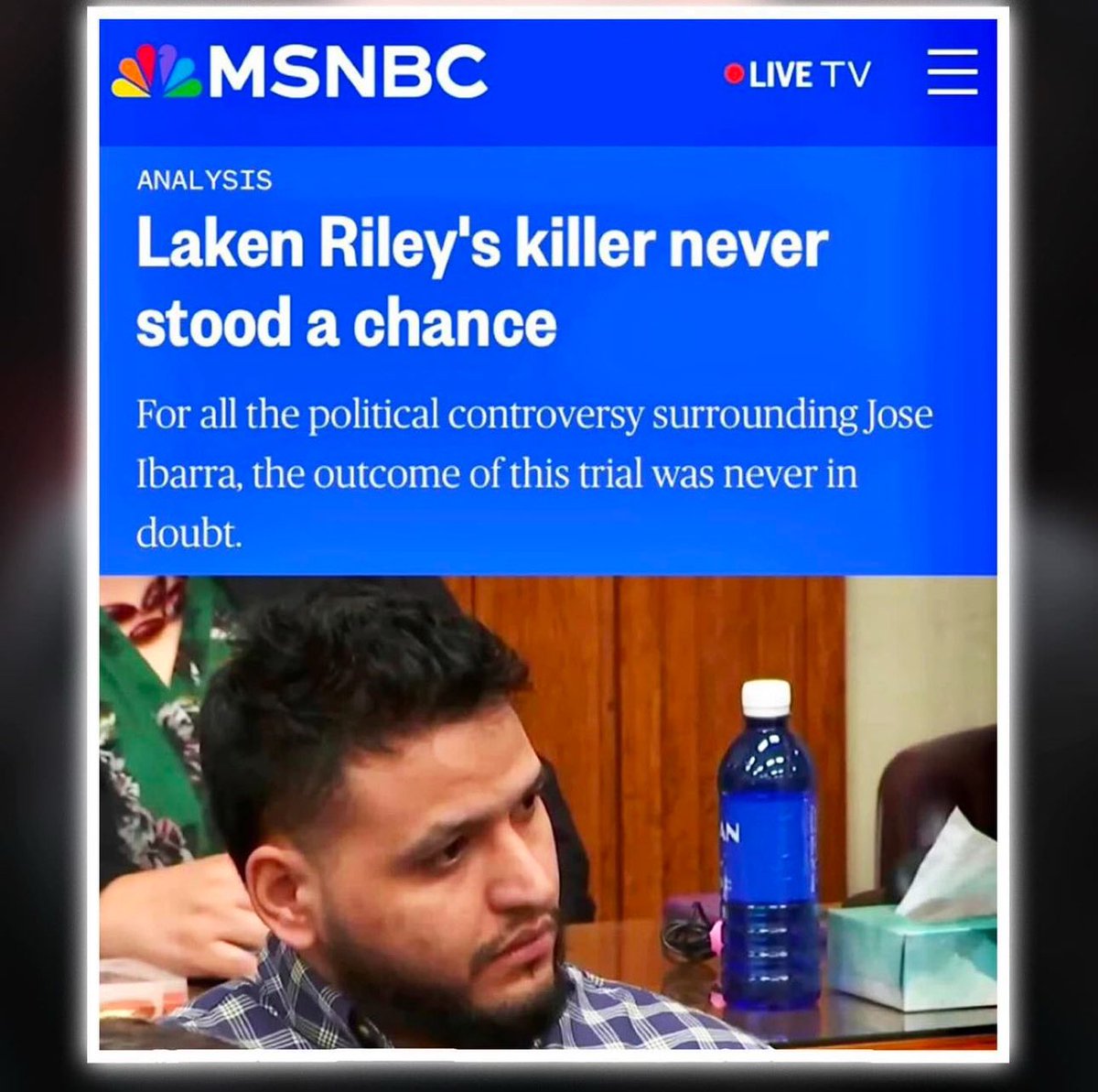 Laken Riley never stood a chance. <a href="/MSNBC/">MSNBC</a> <a href="/NBCNews/">NBC News</a> you’re a heartless excuse for a network. No
Wonder ratings have dropped and WILL continue to drop.