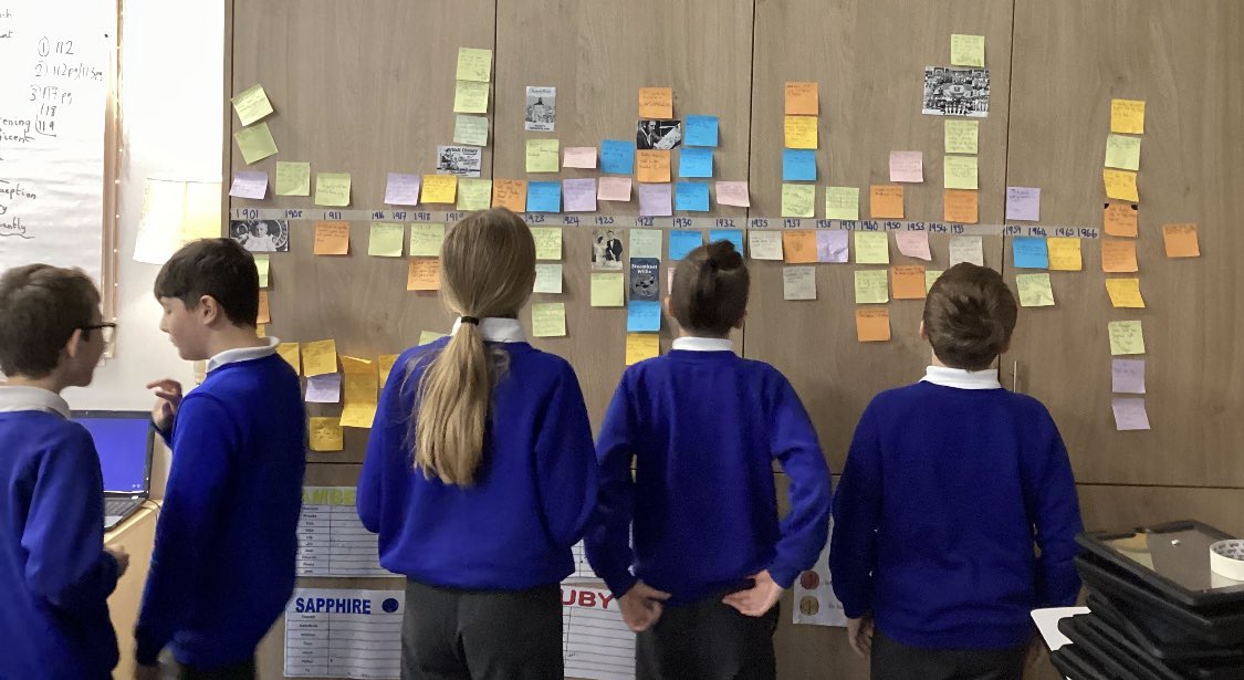 A fantastic lesson in English practising our reading skills, researching and creating a timeline all about Walt Disney in preparation for our biography! ✨Well done Y6.