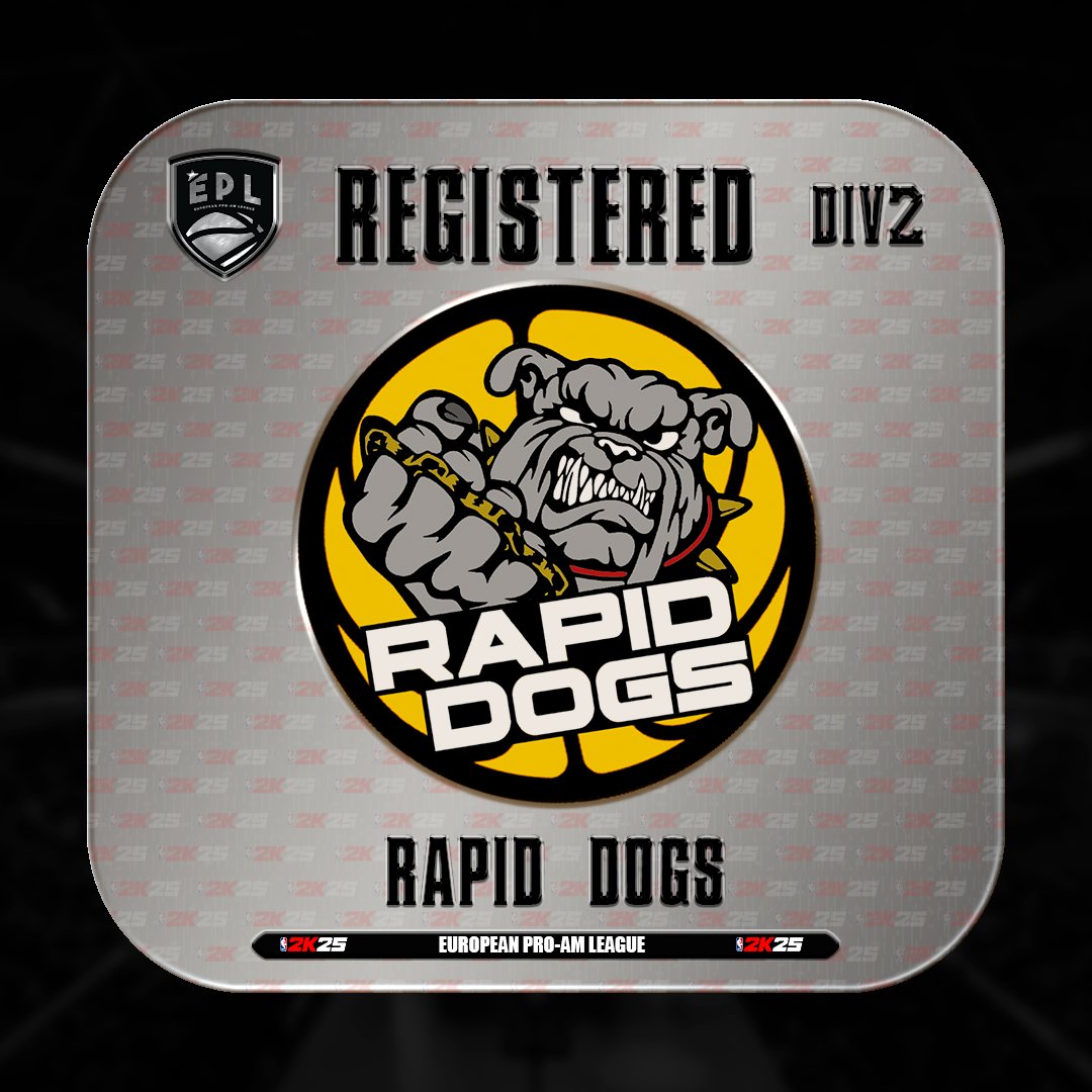 🏀[DIVISION 2]
Welcome <a href="/RapidDogs_/">Rapid D.O.G.S.</a>  to the EPL - Starz League!⭐

🇭🇺𝗥𝗼𝘀𝘁𝗲𝗿:
<a href="/MtSnta3/">Máté Sánta</a>
@Tiszi77
<a href="/Csricheeee/">csricheee</a>
<a href="/Boyszi05/">||BOYSZI||</a>
@lllEndi
<a href="/Szabiszhabee/">szabiszhabee</a>
@tibor_paulovits

#RiseAndBall #EPL🏀