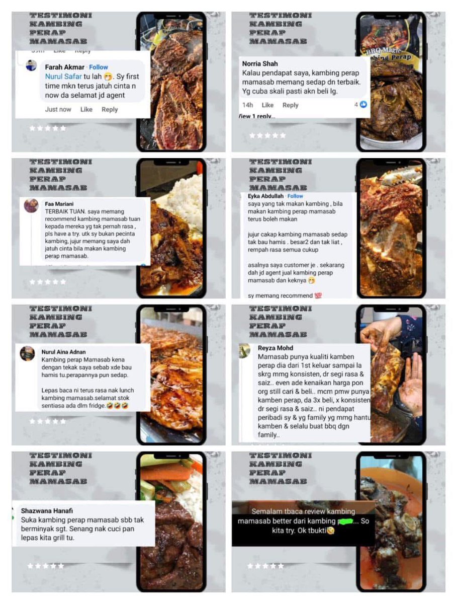 SharingisC49913's tweet photo. Antara feedback customer yg menggemari kambing mamasab ni. Mmg x menyesal la cuba.. confirm repeat lagi nanti.. 

Lembut, x hamis, dan perapan dia sedaappp sgt2.. 🥰🥰

Nak order Roger2☺️

#suprisedeliverymurah #suprisedelivery #suprisebirthday #boboballoons https://t.co/GkW9JuExjE