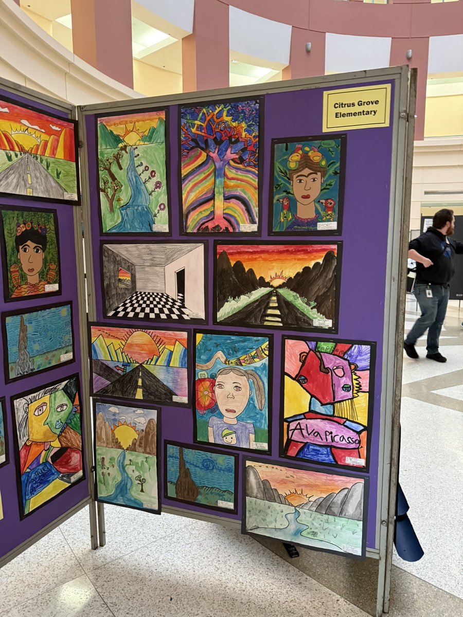 This weekend is the Deland Fall Festival of the Arts! Don’t miss Citrus Grove Elementary ‘s amazing artists on display at the Thomas C. Kelly Administration Center, 123 W. Indiana Ave.
DeLand.