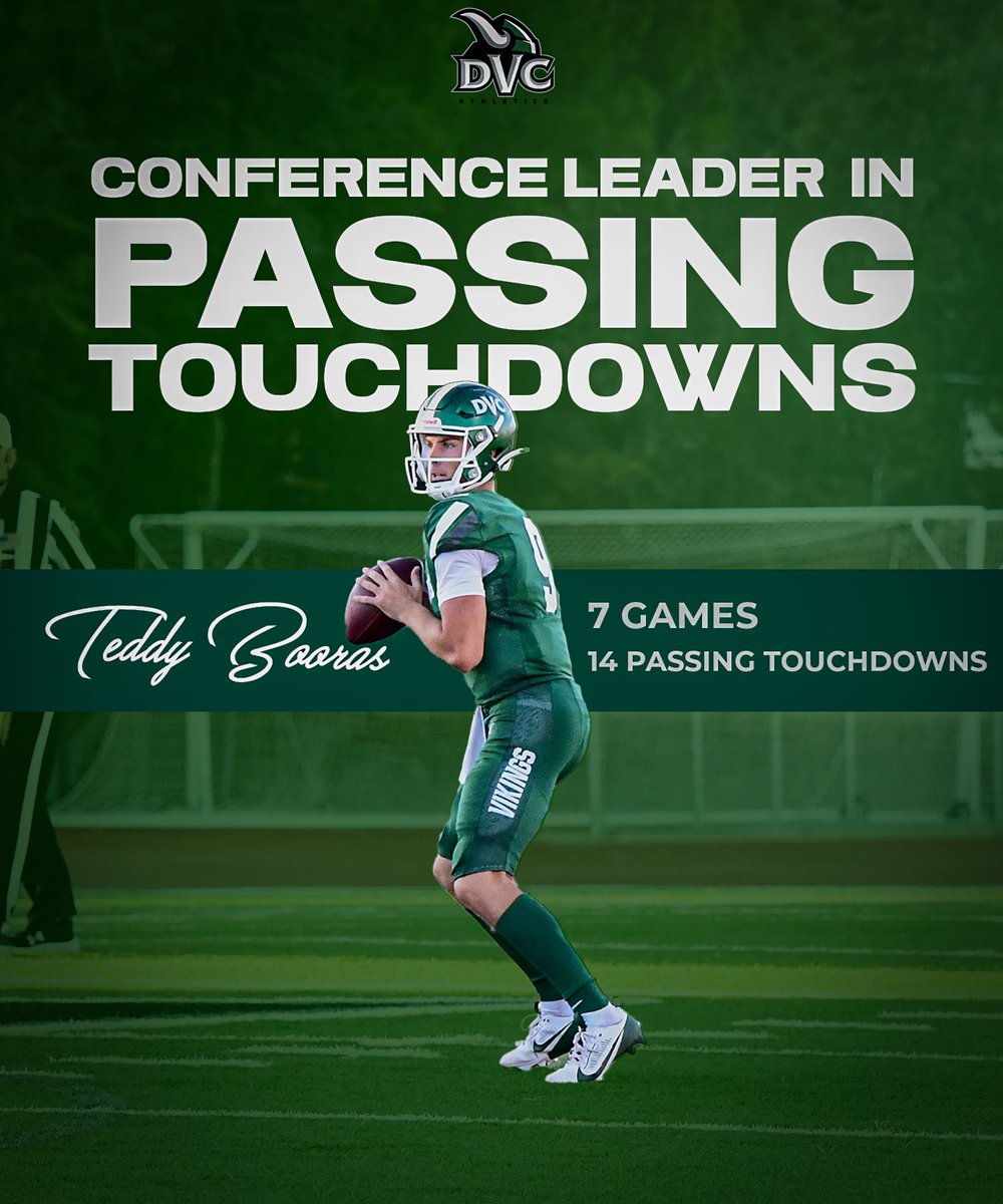 A fine season from our battery. We close the regular season with David Pierro and Teddy Booras leading the conference in total receiving yards/receiving touchdowns and passing touchdowns respectively!