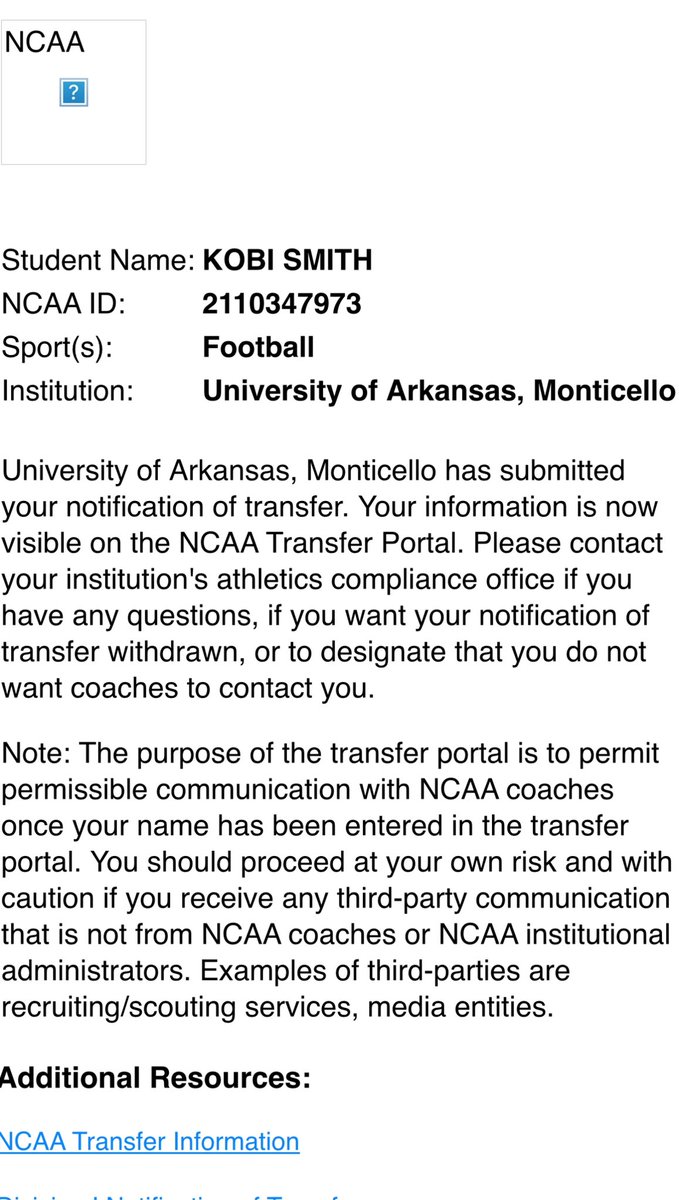 I have entered the transfer portal (3 years left) recruitment 100% open❗️