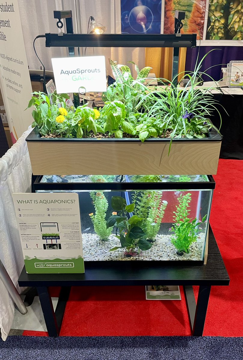 We had a fantastic time at the <a href="/NSTA/">National Science Teaching Association</a> and the <a href="/TXScienceSTAT/">Science Teachers Association of Texas (STAT)</a> conferences this month! We loved sharing our vision for integrating #aquaponics into classrooms and hearing how teachers are using it to inspire the next generation of scientists and environmental stewards. 💚