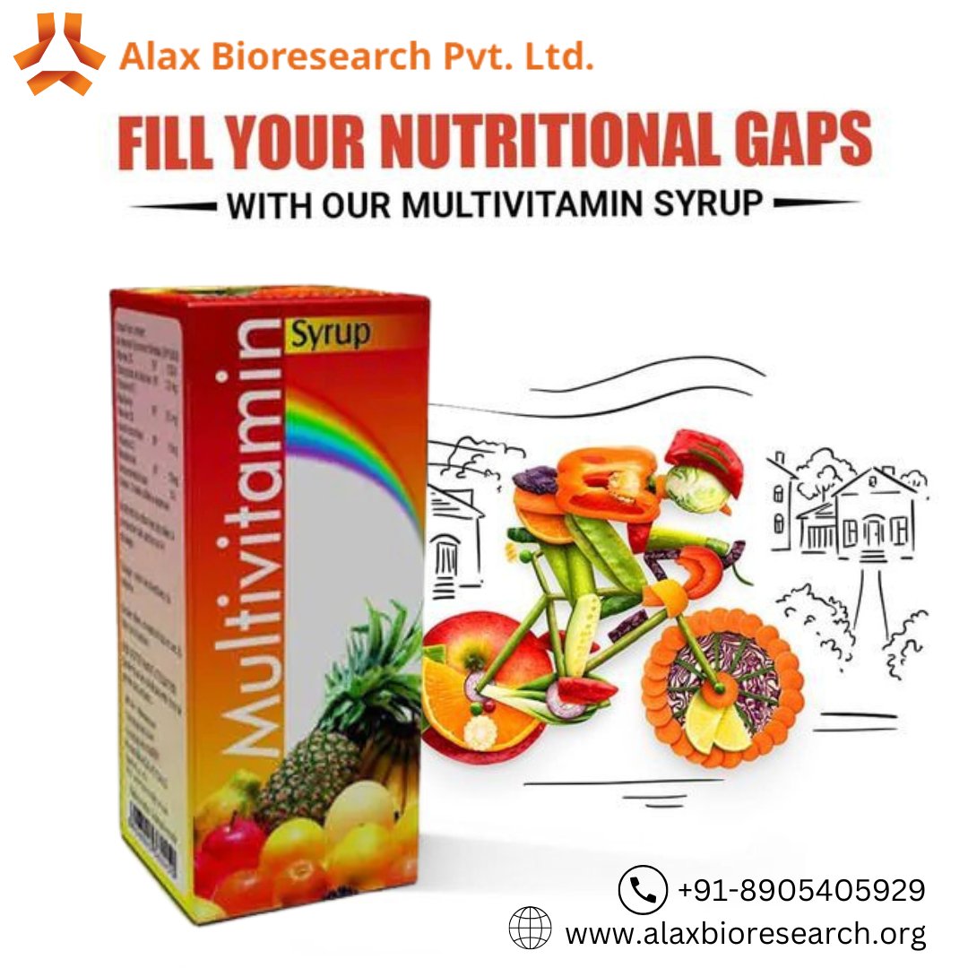 AlaxBIORESEARCH's tweet image. 🌿 Boost Your Health with ALAX BIORESEARCH 🌿
As a top manufacturer and exporter of high-quality Multivitamin Syrup!
 Visit: alaxbioresearch.org
 Call: +91-8905405929
#ALAXBioresearch #MultivitaminSyrup #HealthBoost #WellnessJourney #MadeInIndia #Vitamins #ExportQuality