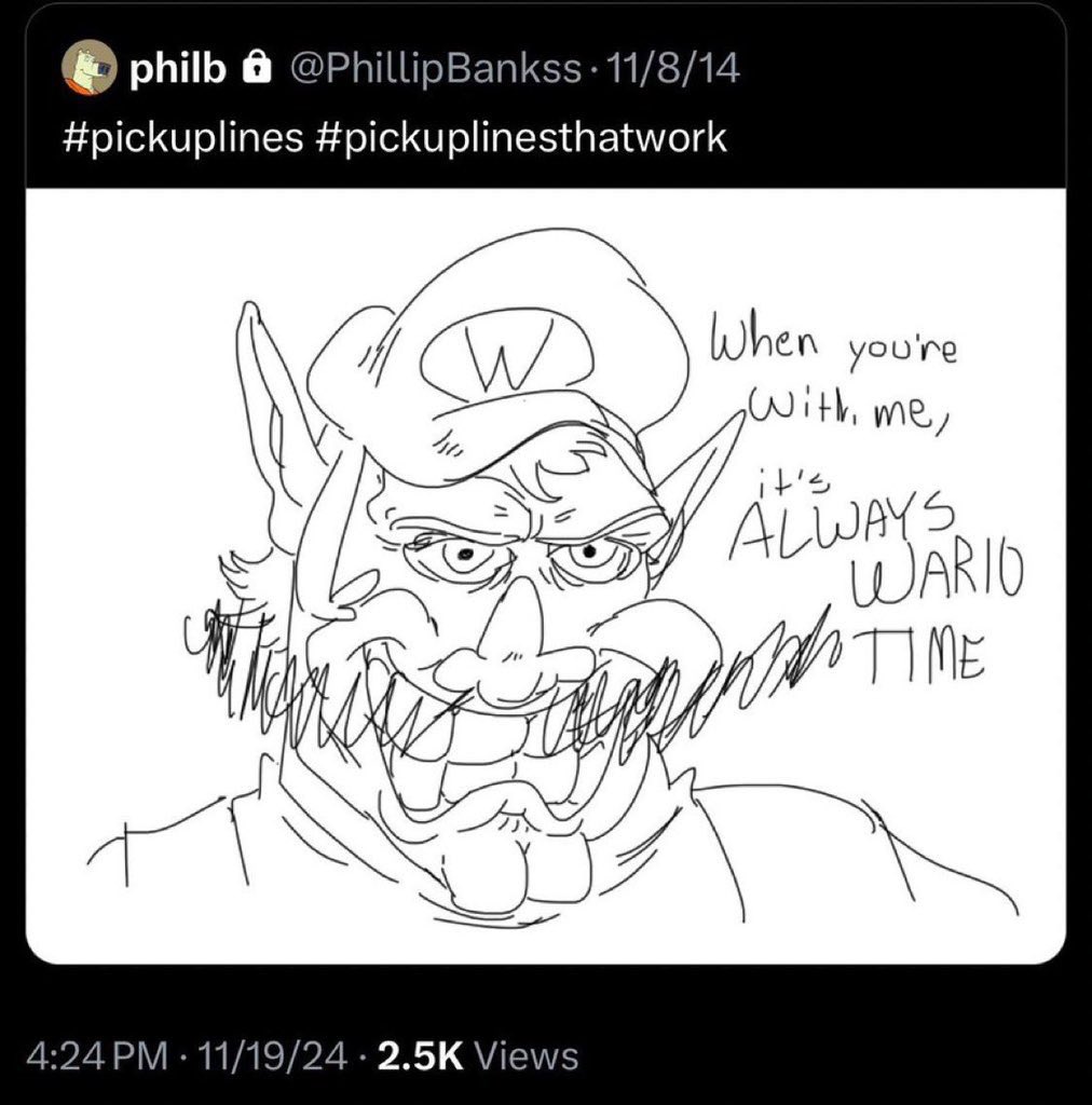 runnnnup's tweet image. $mario ran now it’s $Wario time to go 
It’s the next #memecoim token to giga send ;)

CA 👇🏽

Gbw7sh9j3txHm3doGdtFYXWnnyA3Xw9HqWQ6XX7dpump

The best part about it is that it’s the FIRST ever project that the #chillguy artist posted…

MILLIONS INCOMING