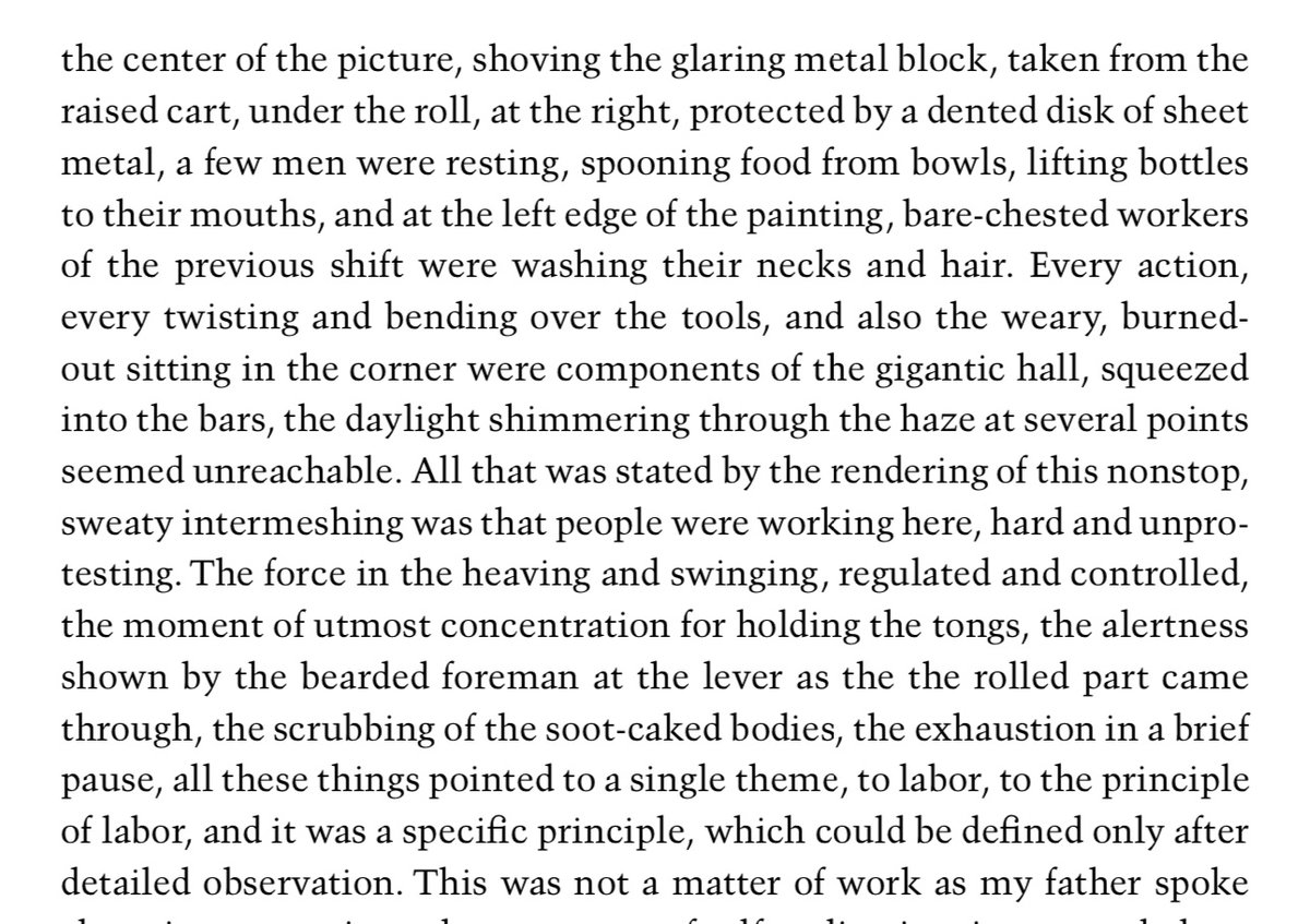 tropicalcamatte's tweet photo. TAoR, Vol. 1.

An analysis of Adolph Menzel’s The Forge.

“They appear to be acting on their own, but they exist only in their bond with the tools and the machines, which are the property of others.”

“The praise of labor was a praise of subordination.” https://t.co/jJ3H1WFMqv