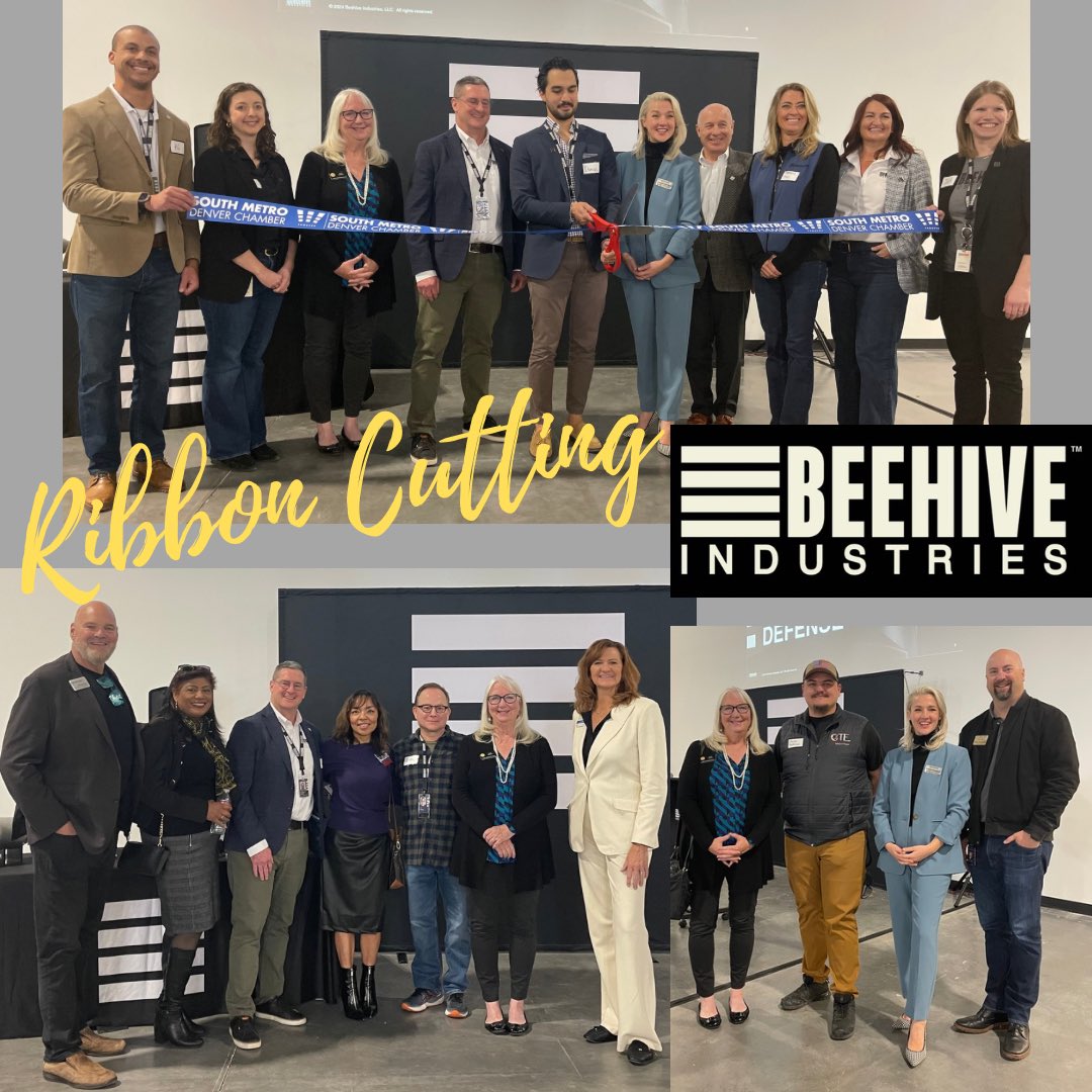 Joined ⁦<a href="/CentennialGov/">City of Centennial</a>⁩ ⁦<a href="/ArapahoeCounty/">Arapahoe County</a>⁩ ⁦<a href="/DenverSouth/">Denver South</a>⁩ officials in welcoming ⁦<a href="/beehiveind/">beehive industries</a>⁩ to our thriving aerospace community and excited about their ongoing collaboration with area schools! 🚀✈️