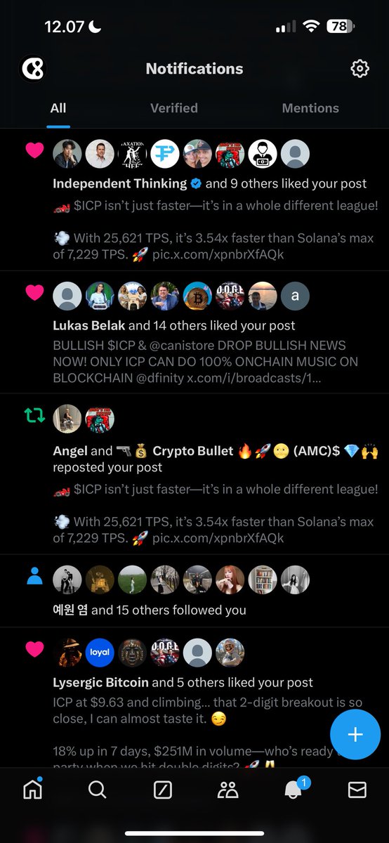 🔥 LOVE SEEING THE $ICP COMMUNITY COME TOGETHER! 🔥

I’ll be following back and engaging with all $ICP posts that react to mine—because that’s how we grow stronger together. 💪

Let’s hit our first target: 100K posts on X. Remember, social metrics = price growth. 🚀

And hey,