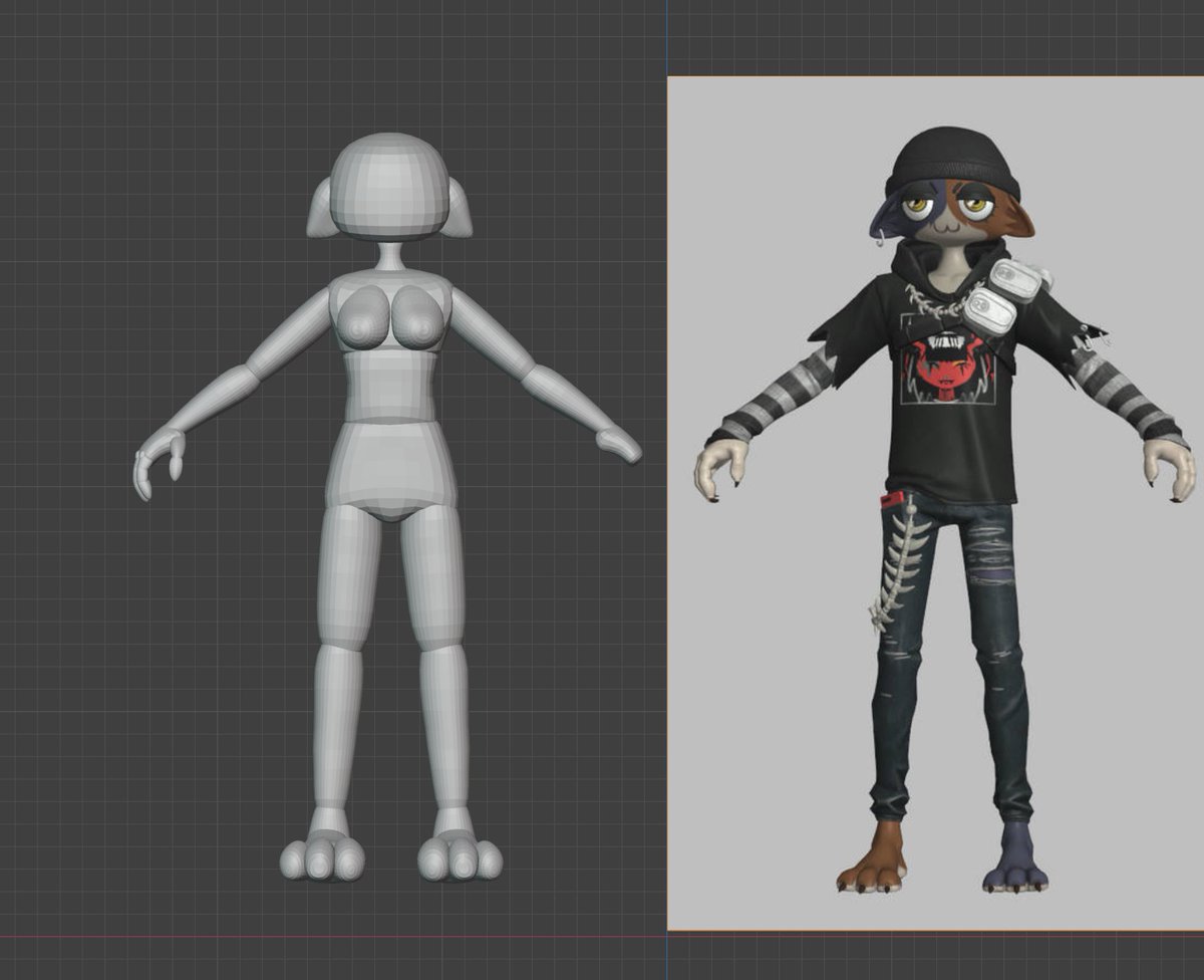 Syntaxd007's tweet image. Shaping up and Caking up le weed cat #3DArt #meowskulls #FortniteArt  #3DModeling #blender