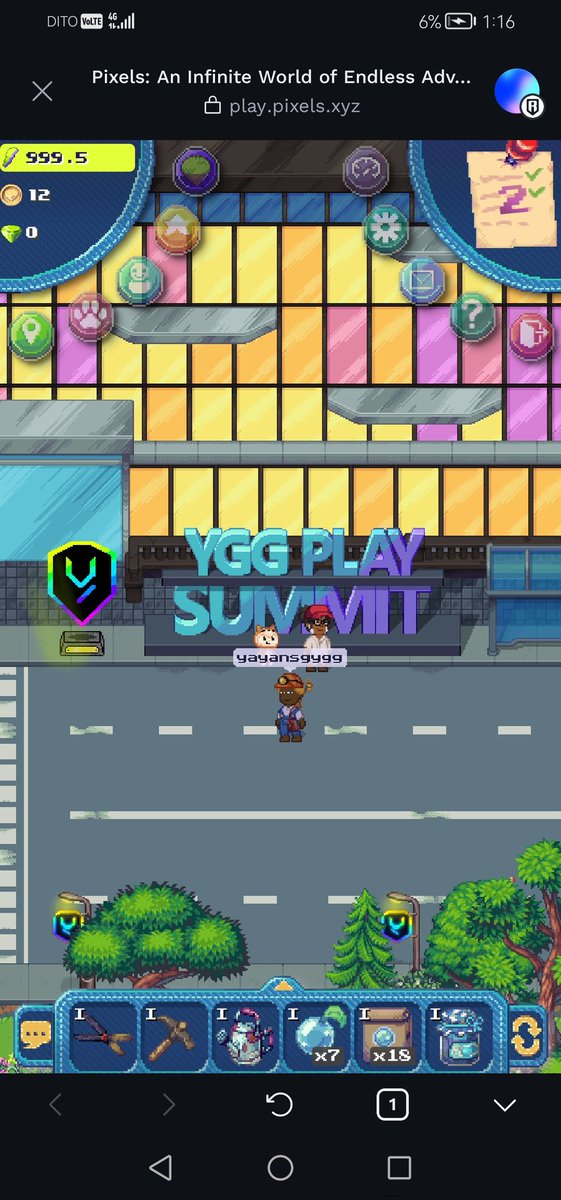 yayanteng27's tweet photo. LFG #pixelsYGGSUMMIT
@pixels_online @YGGPlaySummit https://t.co/00N9MXnUlR