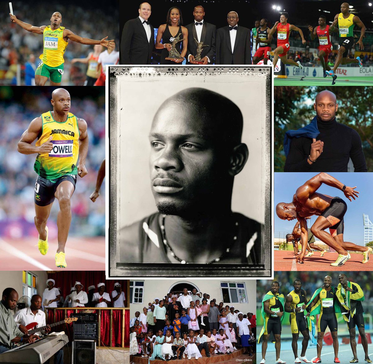 Asafa Powell, Legendary #Jamaican sprinter, born 42 years ago today on 23 Nov 1982, in Spanish Town. ‘The Sub-10 King’ has broken the 100m world record twice and run that distance under 10 seconds more times than anyone else in history. Lest we forget. Photo: Walter Iooss Jr.
