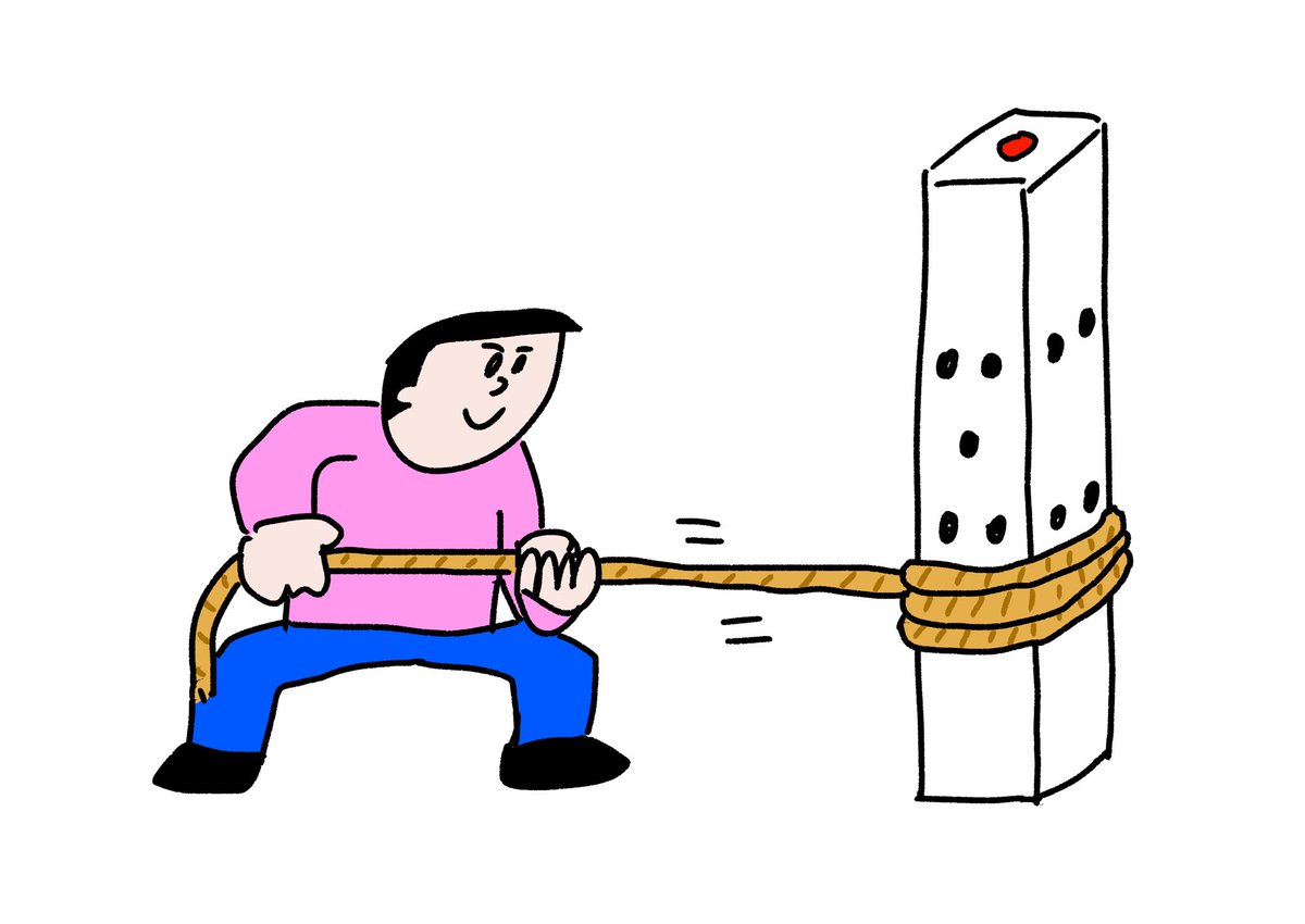 「長いサイコロを縛る男#おほまんが 」|おほしんたろうのイラスト