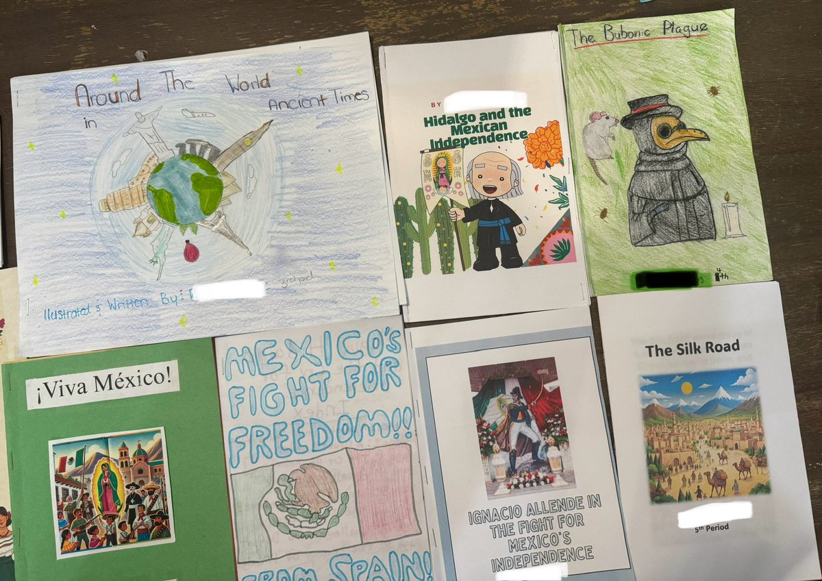 M Renteria (@mrenteria_mechs) on Twitter photo MECHS Scholars shine! They created children’s storybooks inspired by lessons learned in Mexican American Studies and AP World History. These creative works make history and culture accessible for young minds. <a href="/missionechs/">Mission Early College High School</a> #FirstAndBest #AllIn #TeamSISD #MECHS #StoryTimeWithRent MECHS Scholars shine! They created children’s storybooks inspired by lessons learned in Mexican American Studies and AP World History. These creative works make history and culture accessible for young minds. <a href="/missionechs/">Mission Early College High School</a> #FirstAndBest #AllIn #TeamSISD #MECHS #StoryTimeWithRent
