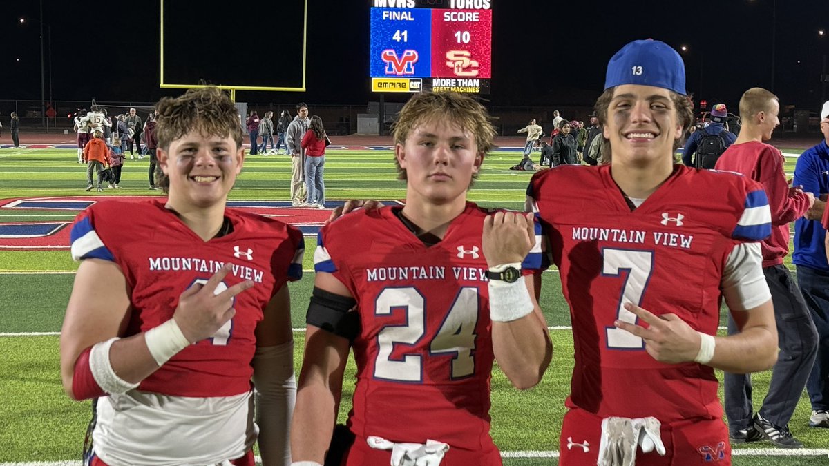 MVToro_Football's tweet photo. Toro defense dominates tonight with 5 interceptions. Three by @TheJasperLake and one each for @brody_andersen3 and @CannonRaban 💪💪

Great job defense🤘 10 points allowed. 11 first downs. 224 yards allowed. https://t.co/OI2jK4FPHE