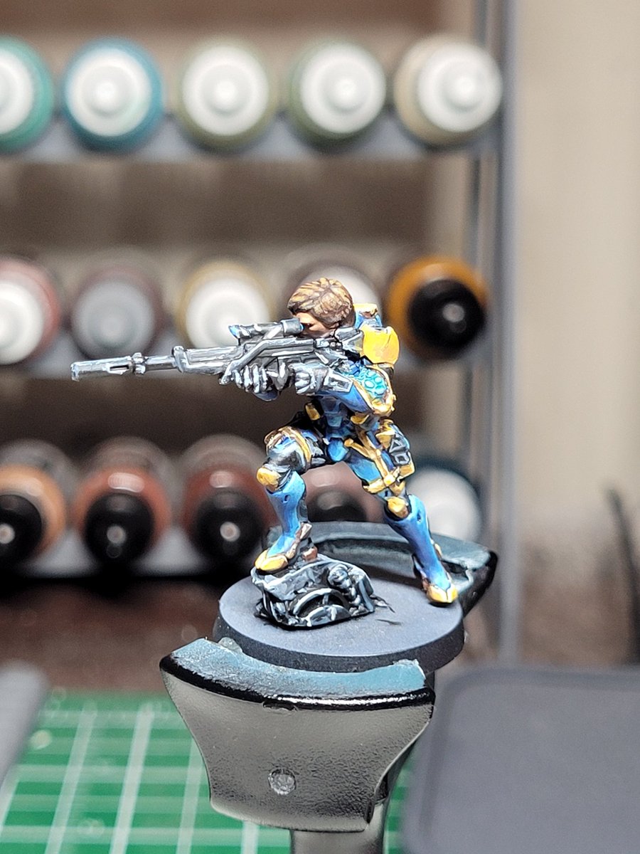 NerdvanaMinis's tweet photo. More work on the Kappa. Probably like a day left where I'll do some blacklining and basing

#hobbystreak 554
#infinitythegame https://t.co/JGzvYw5lmi