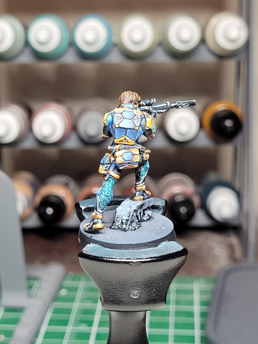 NerdvanaMinis's tweet photo. More work on the Kappa. Probably like a day left where I'll do some blacklining and basing

#hobbystreak 554
#infinitythegame https://t.co/JGzvYw5lmi
