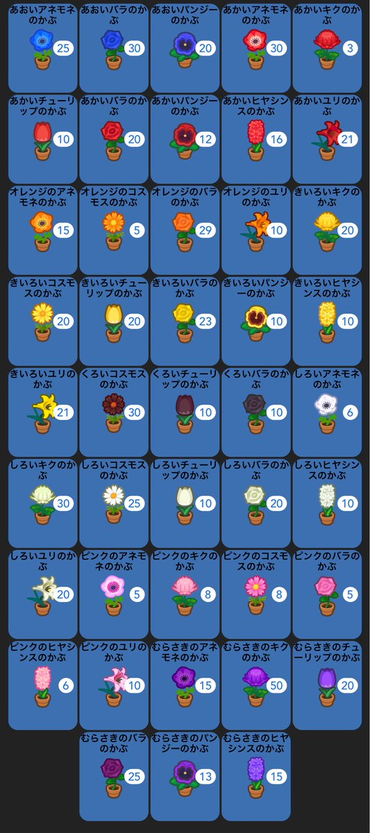 878859_'s tweet photo. 何株でも��丈夫です🙆‍♀️
たくさん増えてしまったのでお迎えいただける方、お気軽にお声がけください🙌🏻✨

植えに行かせていただきます✈️

料理レシピも余っているのでご入用であればあわせてお届け可能です🫶
レシピのみでも大歓迎です(*´ч ` *)b

往復◎
無償◎

#あつ森交換
#あつ森無償の輪 https://t.co/a3HFTPRrGU
