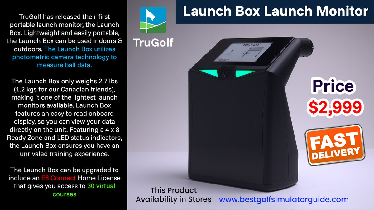 GolfSimulator_s's tweet photo. 𝗧𝗿𝘂𝗚𝗼𝗹𝗳 𝗟𝗮𝘂𝗻𝗰𝗵𝗕𝗼𝘅
𝗕𝘂𝘆𝗲𝗿 𝗟𝗶𝗻𝗸  👇👇👇
✅ https://t.co/JgSPDDxk7N
✅ https://t.co/v7CPtILM6l
#IndoorGolf #GolfTechnology #LaunchMonitor #TruGolf #GolfTraining #GolfSimulator #GolfPerformance #GolfEquipment #GolfInnovation #HomeGolf #GolfPractice https://t.co/ov6lMmQihy