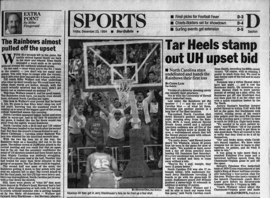 808marv's tweet image. Nearly 30 years ago #HawaiiMBB played then #1 UNC pretty close, can the 2024 team get a similar or better result vs. the #10 Tar Heels? #LetsGoBows 🤙🌈🏀