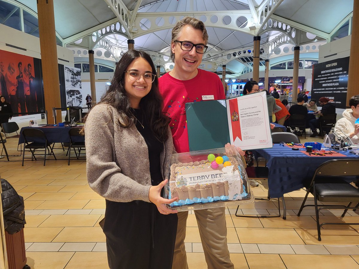 Neil Squire (@neilsquiresoc) on Twitter photo Thanks for the cake and the certificate of recognition, Burnaby North-Seymour MP <a href="/terrybeech/">Terry Beech 黃志峰</a>! #HolidayHackathon #HackingForTheHolidays Thanks for the cake and the certificate of recognition, Burnaby North-Seymour MP <a href="/terrybeech/">Terry Beech 黃志峰</a>! #HolidayHackathon #HackingForTheHolidays