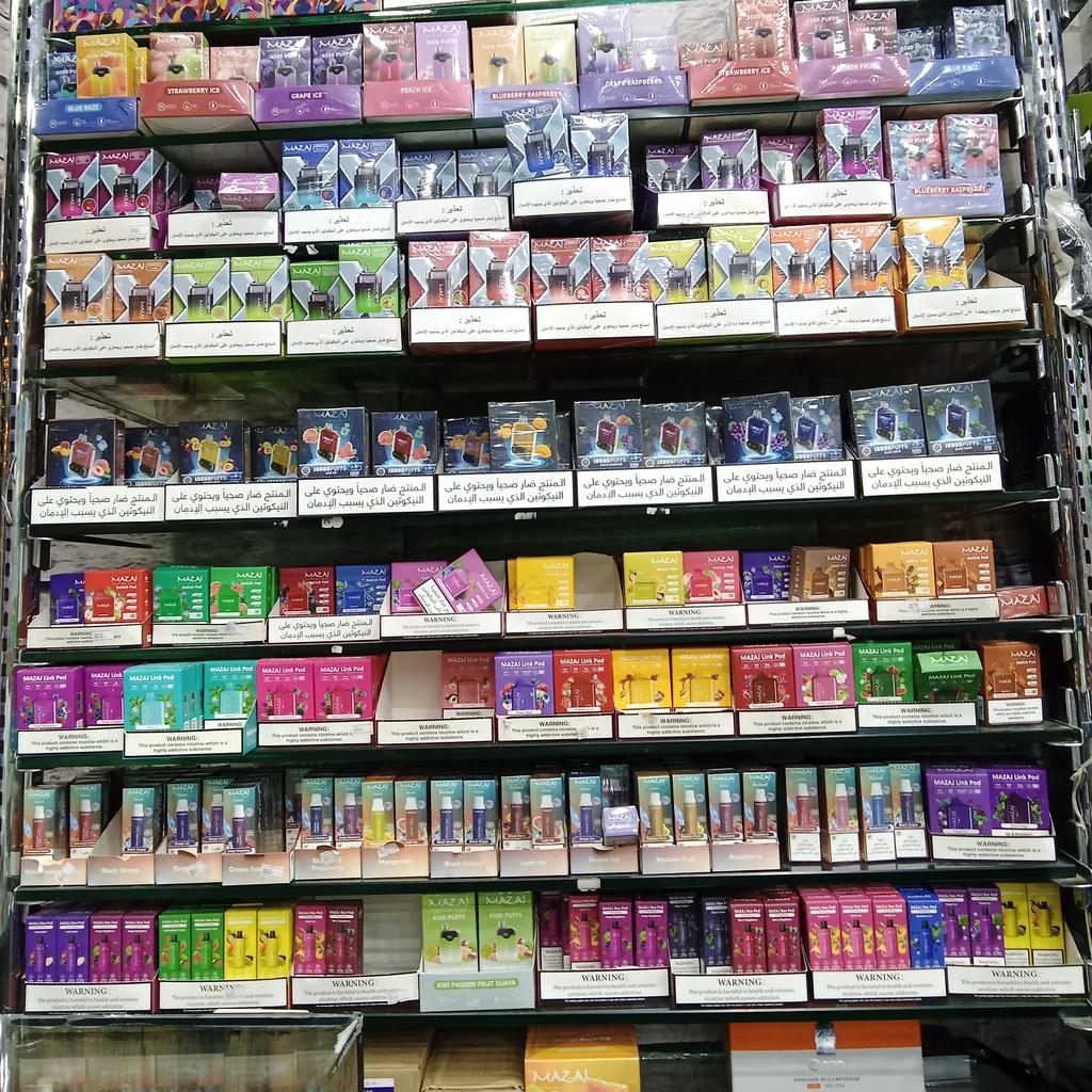 شيش ومعسل نكهات سحبات