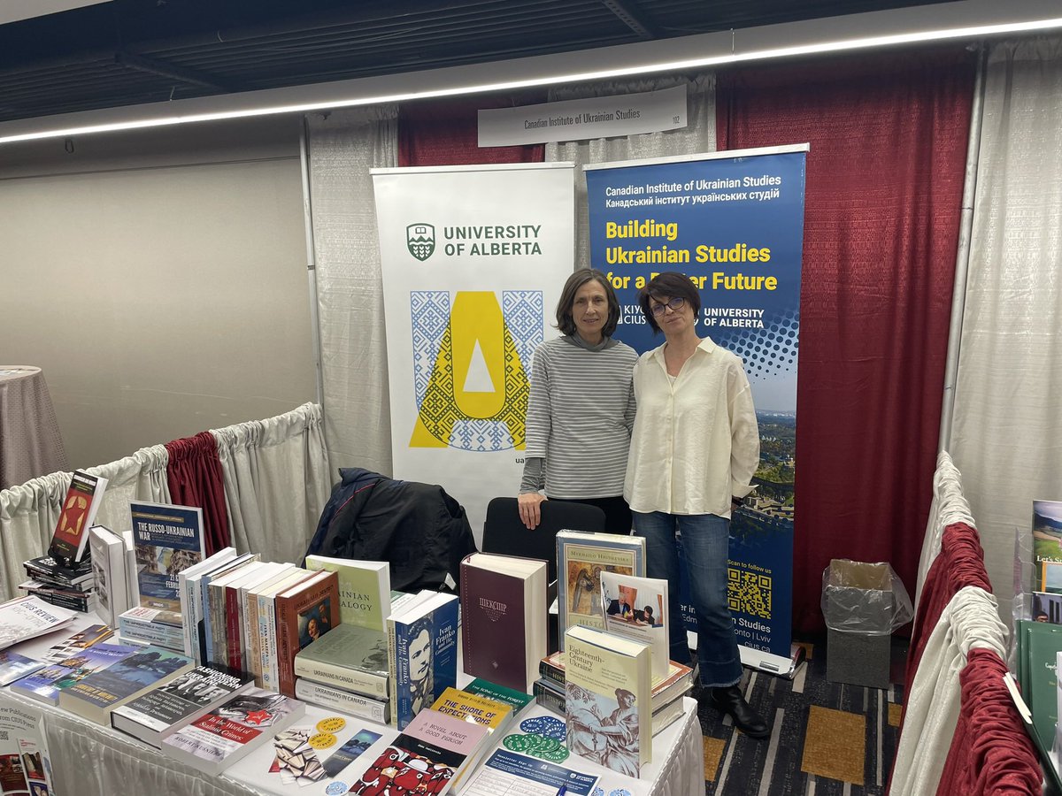 #ASEEES24 So great to catch up with Marta Baziuk <a href="/HolodResearchEd/">HREC - Holodomor Research and Education Consortium</a> in person. Our team coming together sharing great ideas and future projects.