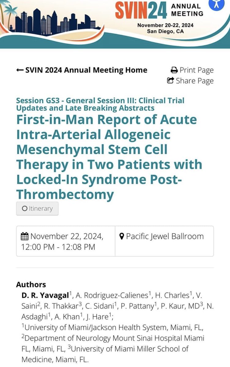 Dileep R. Yavagal (@dyavagal) on Twitter photo Thrilled to receive the Best Abstract Award for our late breaking abstract at SVIN 24!! <a href="/AaronCalienes/">Aaron Rodriguez Calienes</a> <a href="/NAsdaghi/">Dr. Negar Asdaghi</a> <a href="/JudeHassanChar1/">Jude Hassan Charles</a> Thrilled to receive the Best Abstract Award for our late breaking abstract at SVIN 24!! <a href="/AaronCalienes/">Aaron Rodriguez Calienes</a> <a href="/NAsdaghi/">Dr. Negar Asdaghi</a> <a href="/JudeHassanChar1/">Jude Hassan Charles</a>