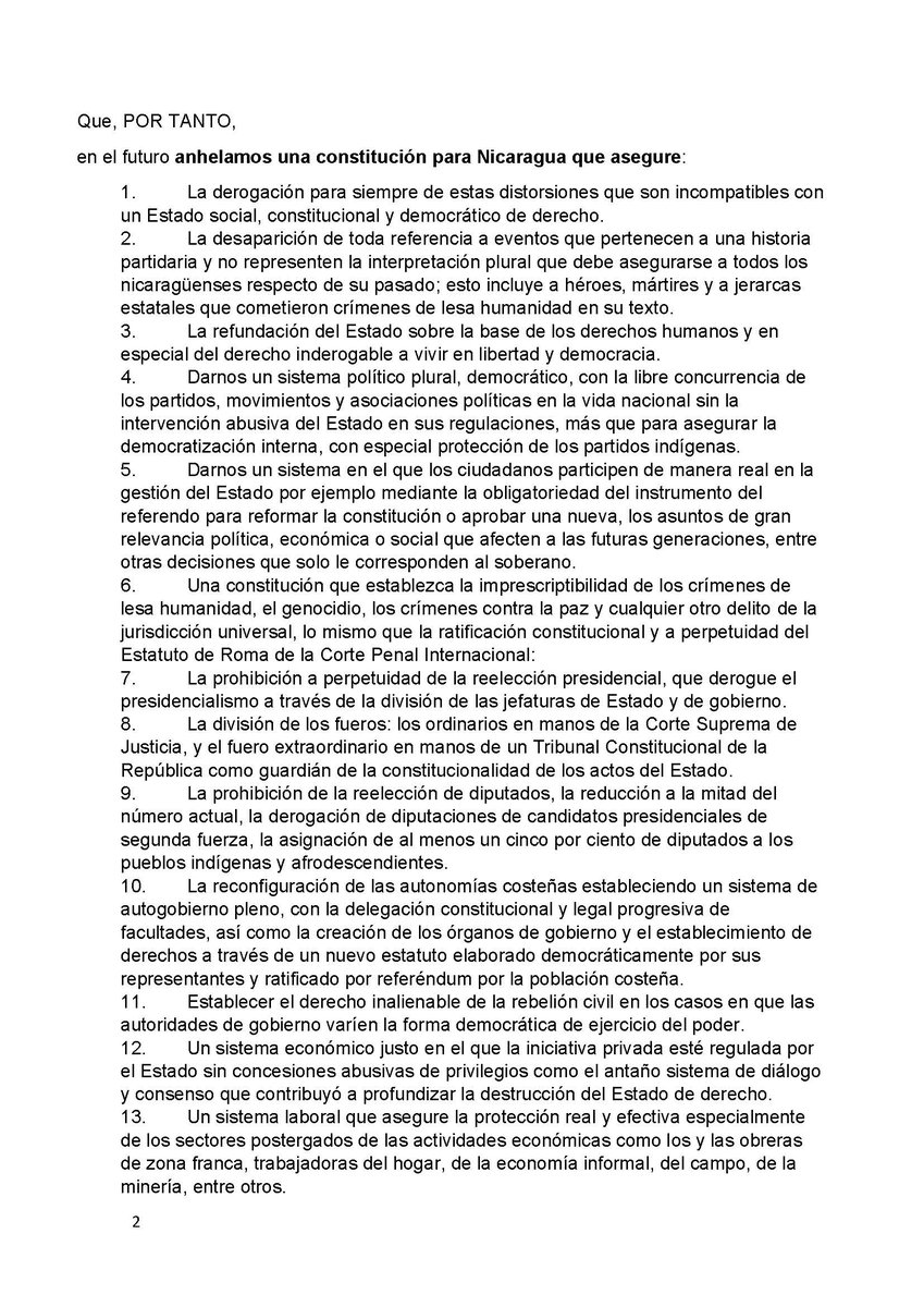 🔴MANIFIESTO CALIDH CONTRA LA APROBACIÓN DE LAS REFORMAS A LA CONSTITUCIÓN

🔴La libertad y solidaridad como supuesto fundamento del Estado es falsa: el gobierno persigue a sus ciudadanos, los encarcela y les destierra cuando que se oponen  a sus ansias de poder omnímodas.