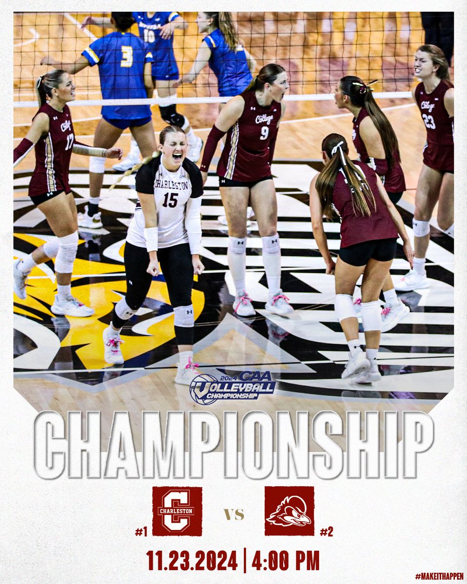 CofCVolleyball's tweet image. 1 vs. 2

#TheCollege 🌴🏐