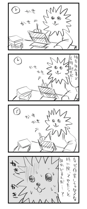 予定がある時に限って作業が捗る日記です #こーんの漫画 