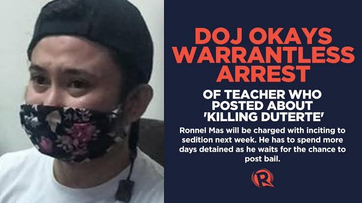Remember Ronnel Mas? Yung teacher na nag post ng joke na patayin si Duterte? Hinuli, Pinahiya, at Ikinulong dahil sa joke. 

Pero si Sara Duterte, explicitly sinabi sa 12am meltdown niya na ipapatay niya si Marcos, Liza, at Romualdez. Ni hindi man lang binalaan ng pulis o NBI?