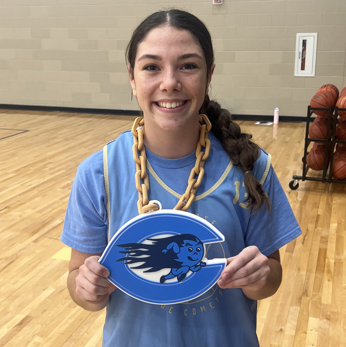 Congrats to freshman Brynna Peter, who our seniors selected as the first winner of the Chaos Chain. Brynna was selected for her effort, energy, and willingness to learn throughout the week.