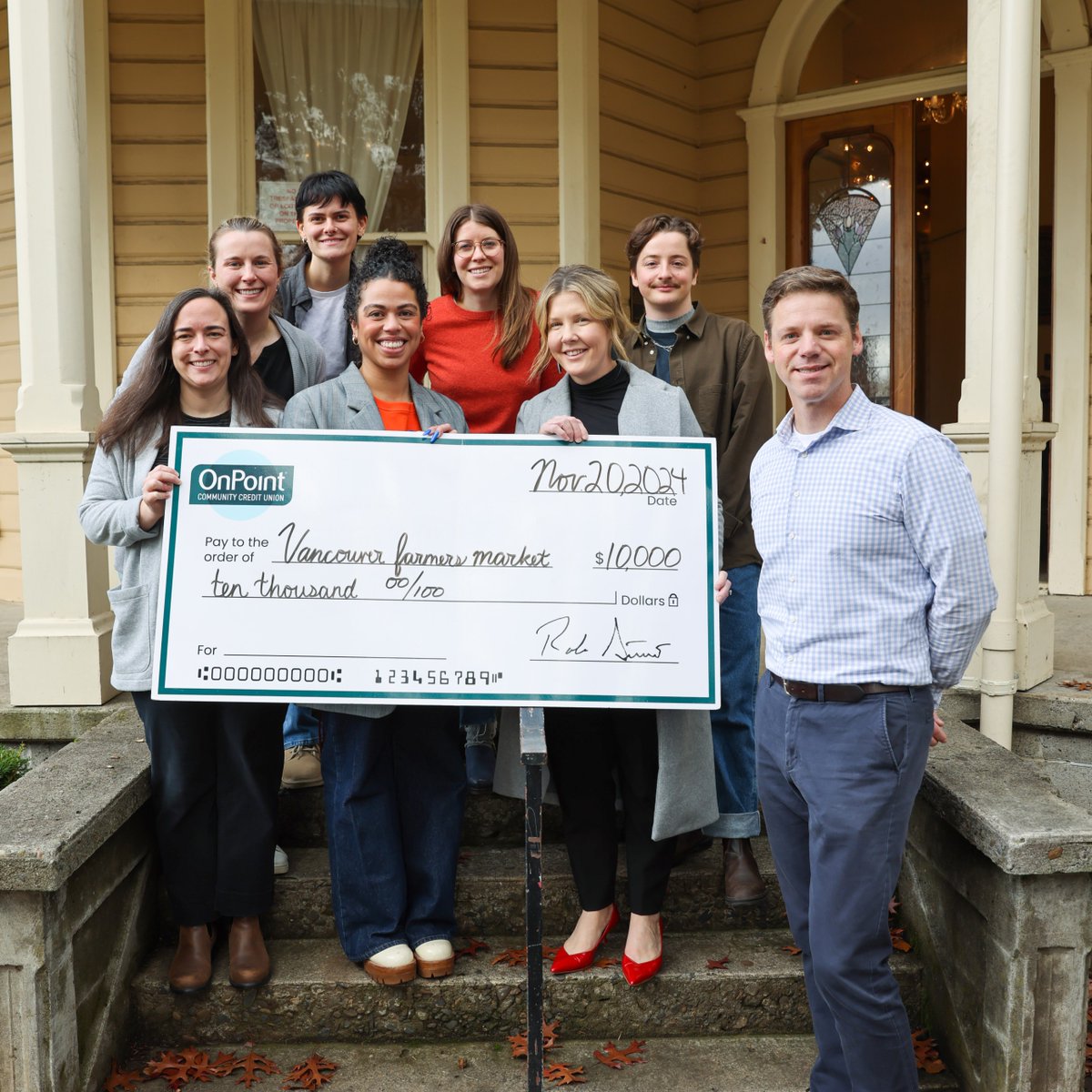 OnPoint Community CU (@onpointcu) on Twitter photo We’re excited to partner with <a href="/FHLBDM/">FHLB Des Moines</a> to award a $10,000 Member Impact Fund grant to the Vancouver Farmers Market!
The market creates community through fresh, local goods and artisan creations supporting their mission to foster connection, sustainability, and growth. 🌱 We’re excited to partner with <a href="/FHLBDM/">FHLB Des Moines</a> to award a $10,000 Member Impact Fund grant to the Vancouver Farmers Market!
The market creates community through fresh, local goods and artisan creations supporting their mission to foster connection, sustainability, and growth. 🌱