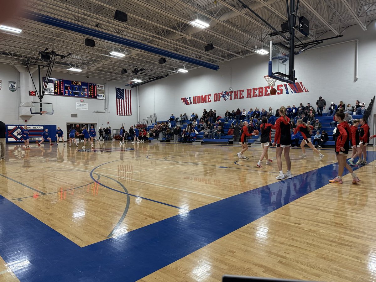 My view for KW at Southland girls basketball. Coverage on KDHl 920 AM 97.9 FM and FREE KDHL app in 1 minute.