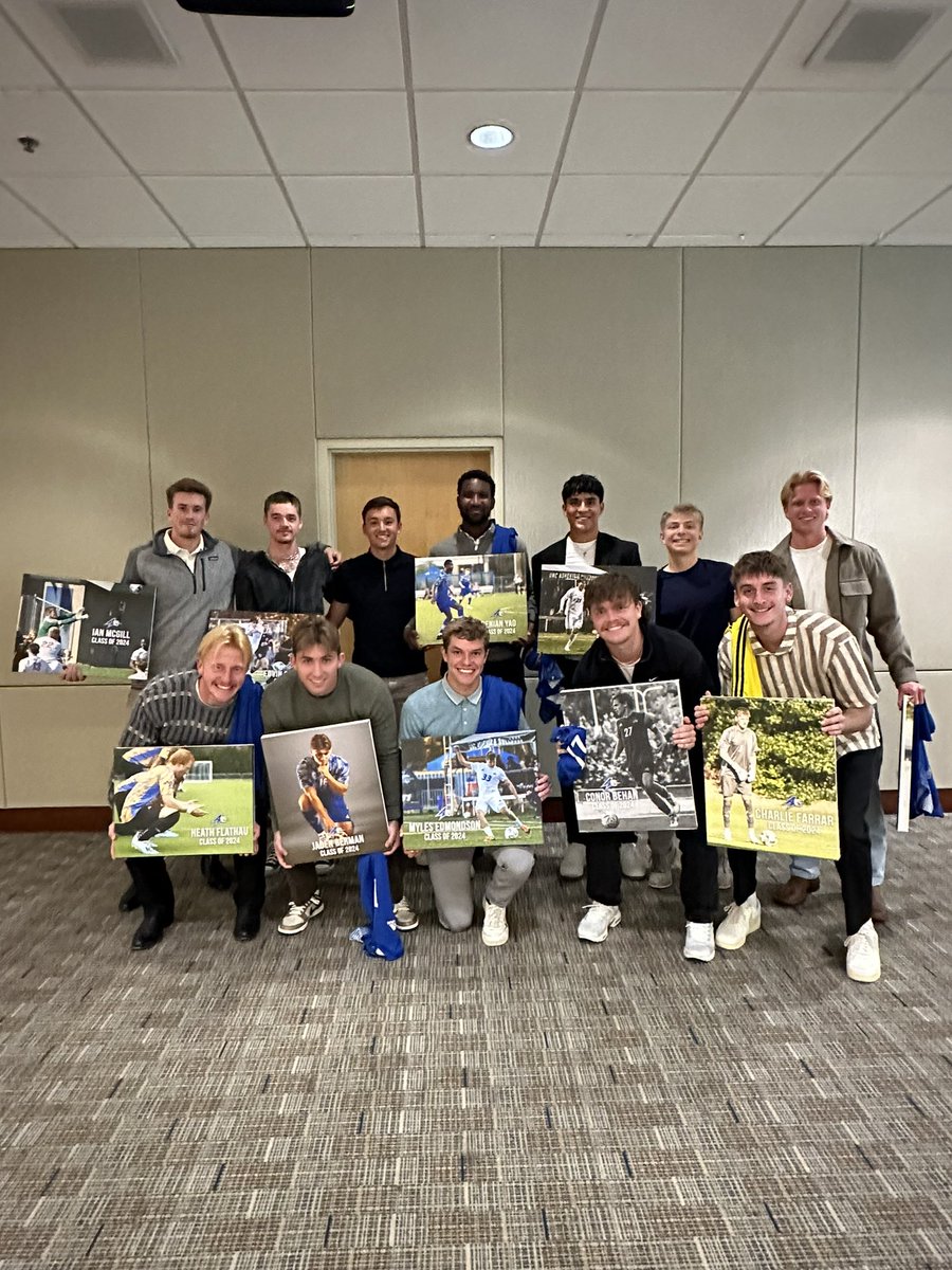 Thank you seniors 💙

▪️ 17 wins in last two seasons
▪️ Most clean sheets in DI era (6)
▪️ Least amount of goals allowed in DI era (15)
▪️ Best goals against average RS (.79)
▪️ Best goal difference in DI era (+11)
▪️ Highest senior class winning percentage 

#ALLinAVL