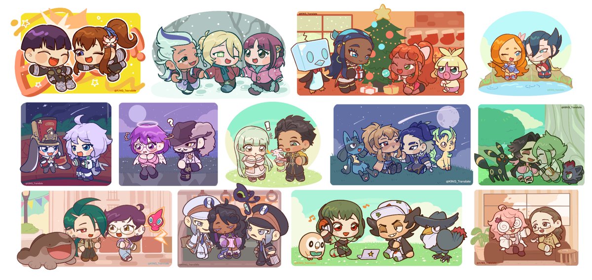 KING_Translate's tweet photo. 🎄DECEMBER ART RAFFLE!🎄

To participate:
1. Follow me
2. Retweet this tweet!

I’ll draw your yumeship/OC/CC pair chibis enjoying winter holiday☃️
Thank you! https://t.co/TGYjyG9DRX