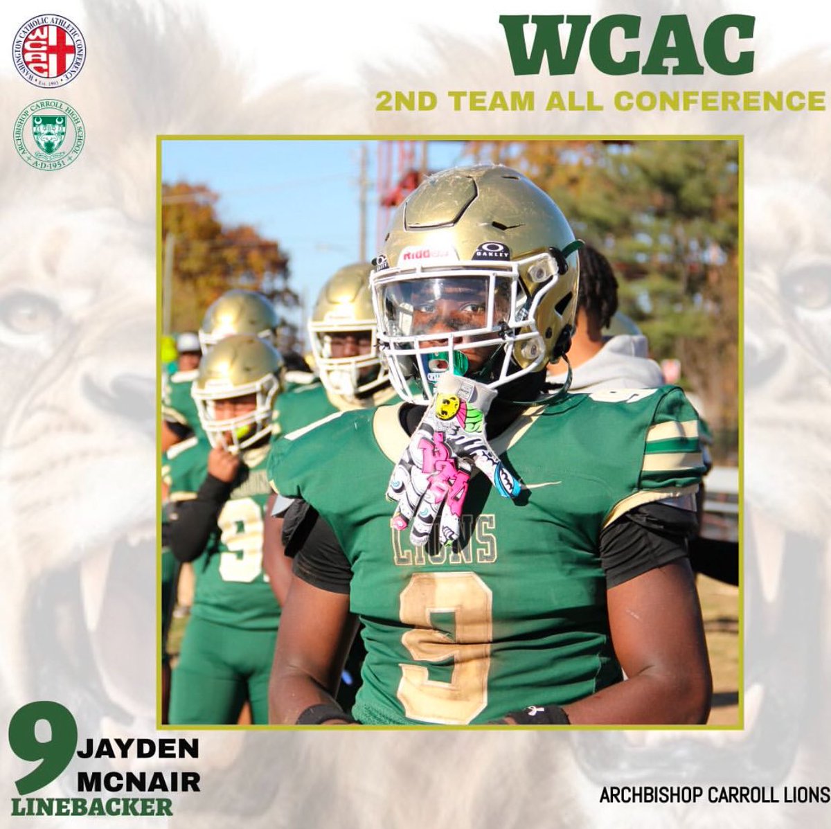 Jayden McNair (@jaydenmcnair_) on Twitter photo Blessed to receive WCAC 2nd Team All conference!! However, itโs more work to be done!!! <a href="/Coach2Bless/">Devin Rispress</a> @air_mcnair7 <a href="/FAMU_FB/">Florida A&M Football ๐</a> <a href="/CoachMattyVogel/">Matt Vogel</a> <a href="/CoachhBarnes/">๐๐ฎ๐ก๐ ๐ฝ๐๐ง๐ฃ๐๐จ</a> <a href="/RonaldThermil/">Millsperformance</a> <a href="/JoshuaMorganSr/">Joshua Morgan Sr.</a> <a href="/CarrollDC_FB/">Archbishop Carroll Football</a> <a href="/CoachQuick_/">๐ฒ๐๐๐๐ ๐๐๐๐๐ @ สษชษข Cแดสสแดสส</a> Blessed to receive WCAC 2nd Team All conference!! However, itโs more work to be done!!! <a href="/Coach2Bless/">Devin Rispress</a> @air_mcnair7 <a href="/FAMU_FB/">Florida A&M Football ๐</a> <a href="/CoachMattyVogel/">Matt Vogel</a> <a href="/CoachhBarnes/">๐๐ฎ๐ก๐ ๐ฝ๐๐ง๐ฃ๐๐จ</a> <a href="/RonaldThermil/">Millsperformance</a> <a href="/JoshuaMorganSr/">Joshua Morgan Sr.</a> <a href="/CarrollDC_FB/">Archbishop Carroll Football</a> <a href="/CoachQuick_/">๐ฒ๐๐๐๐ ๐๐๐๐๐ @ สษชษข Cแดสสแดสส</a>