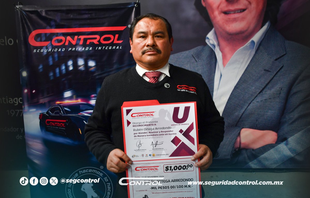 segcontrol's tweet image. 🎖En Control, nuestro mayor orgullo son nuestros guardias, quienes día a día demuestran su compromiso y dedicación. 

🙌 ¡Felicitaciones a todos los reconocidos! En Control, cada uno de ustedes es un verdadero héroe. ¡Sigamos adelante, siempre con #Contodo!

#HéroesControl