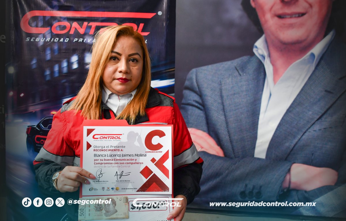 segcontrol's tweet image. 🎖En Control, nuestro mayor orgullo son nuestros guardias, quienes día a día demuestran su compromiso y dedicación. 

🙌 ¡Felicitaciones a todos los reconocidos! En Control, cada uno de ustedes es un verdadero héroe. ¡Sigamos adelante, siempre con #Contodo!

#HéroesControl