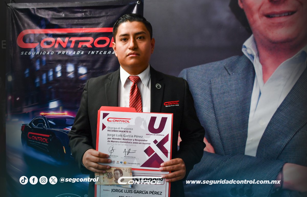 segcontrol's tweet image. 🎖En Control, nuestro mayor orgullo son nuestros guardias, quienes día a día demuestran su compromiso y dedicación. 

🙌 ¡Felicitaciones a todos los reconocidos! En Control, cada uno de ustedes es un verdadero héroe. ¡Sigamos adelante, siempre con #Contodo!

#HéroesControl
