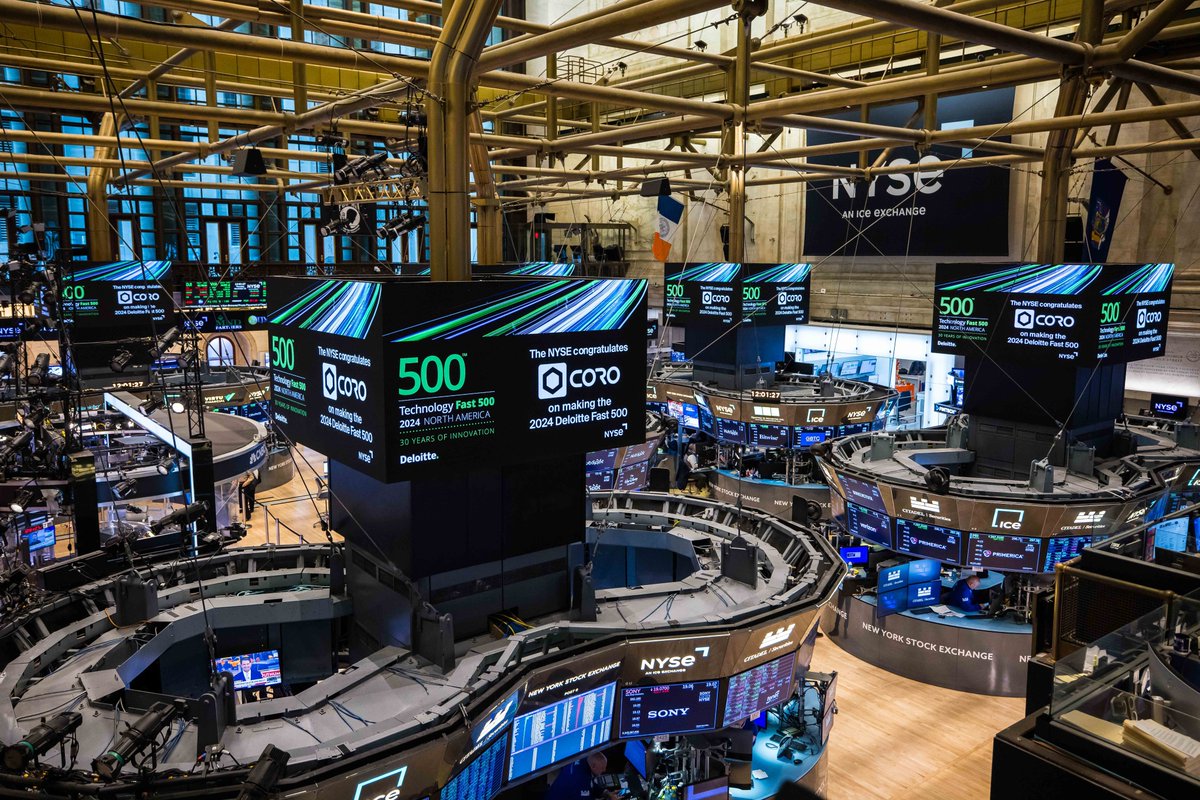 Incredibly proud! We've made the
<a href="/Deloitte/">Deloitte</a> Fast 500 list for the second consecutive year! This recognition belongs to our extraordinary team. Your innovation, dedication, and relentless pursuit of excellence made this possible.  Thank you
<a href="/NYSE/">NYSE 🏛</a> and @deloitte!
<a href="/coro_cyber/">Coro</a>