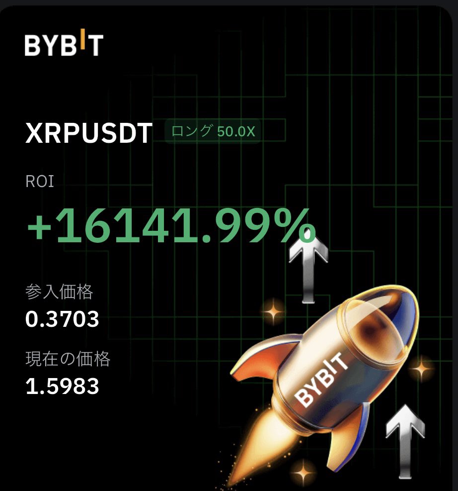 pqwapq's tweet photo. 一年8ヶ月XRPのロングを握り続けているこの握力💪ありがとうリップル‼️ https://t.co/yxXY5LasNR
