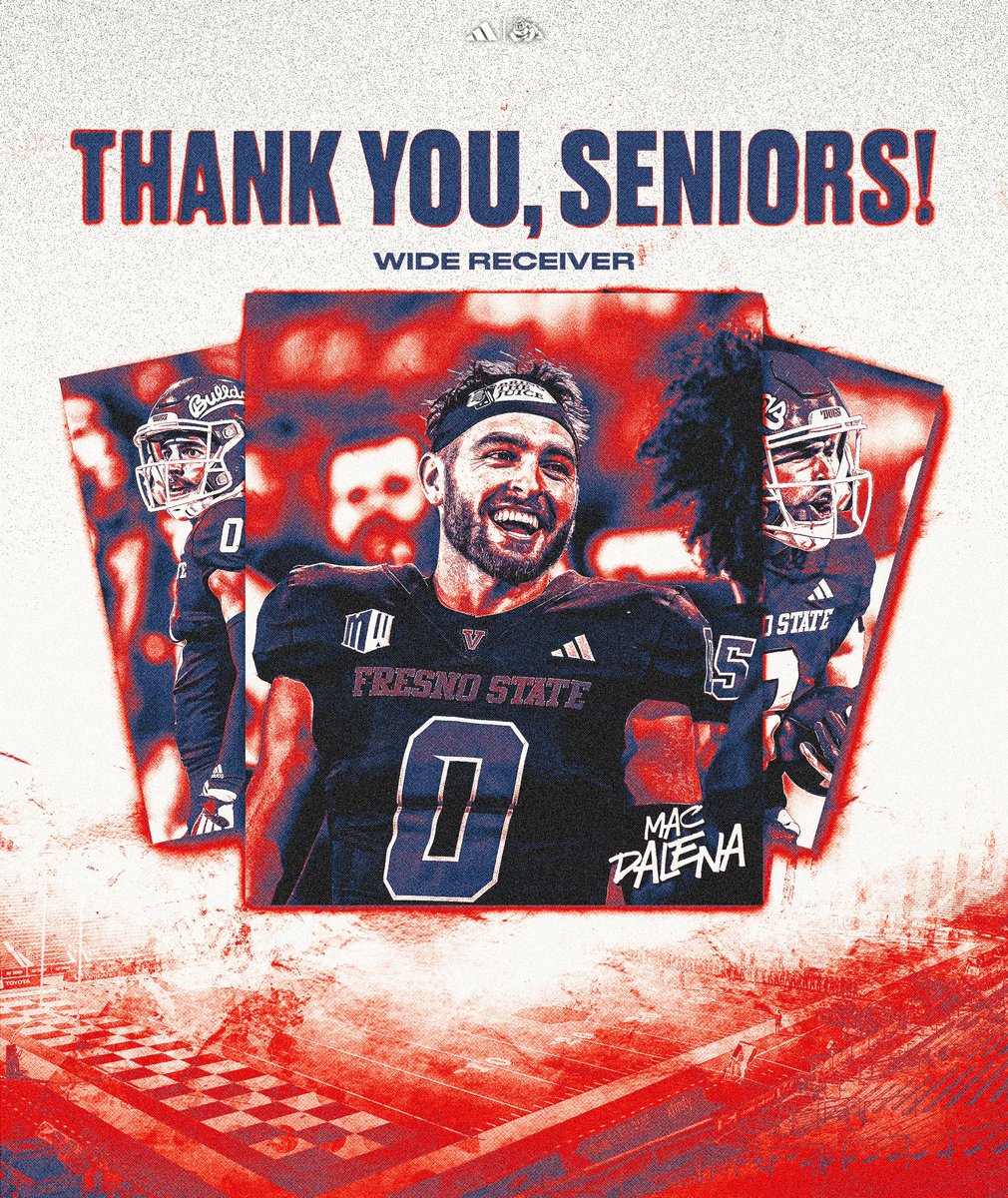 Fresno State Football (@fresnostatefb) on Twitter photo one more for the hometown kid <a href="/macdalena_15/">Mac Dalena</a> ๐ซก
help us honor Mac and our seniors tomorrow night ๐๏ธ GoBulldogs.com/Tickets one more for the hometown kid <a href="/macdalena_15/">Mac Dalena</a> ๐ซก
help us honor Mac and our seniors tomorrow night ๐๏ธ GoBulldogs.com/Tickets