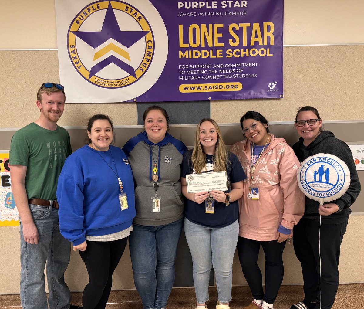Our Science department received a grant today!! Thank you San Angelo Schools Foundation!! 🧬🔭🔬