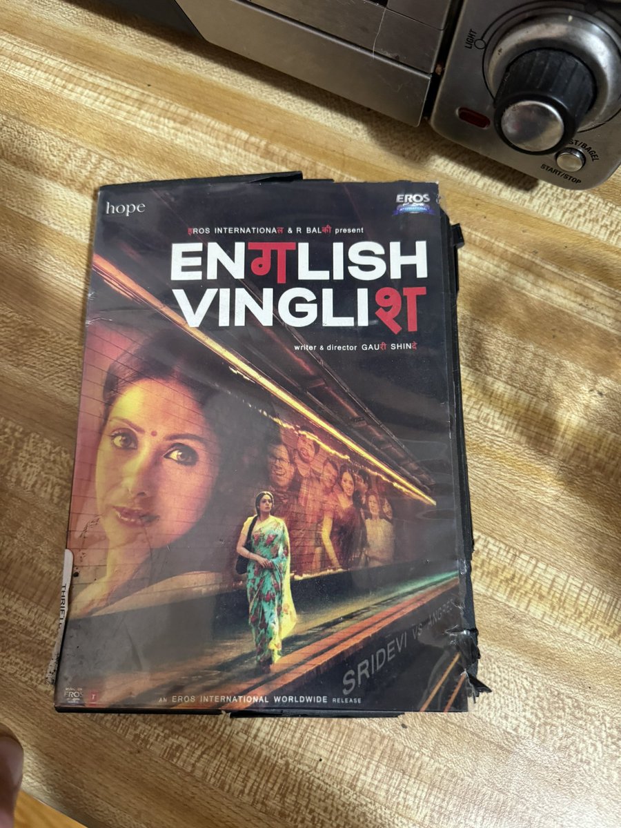 StevieLewIsBack's tweet image. Look what showed up at my house today… but completely destroyed. I have a feeling I won’t be getting a refund #EnglishVinglish