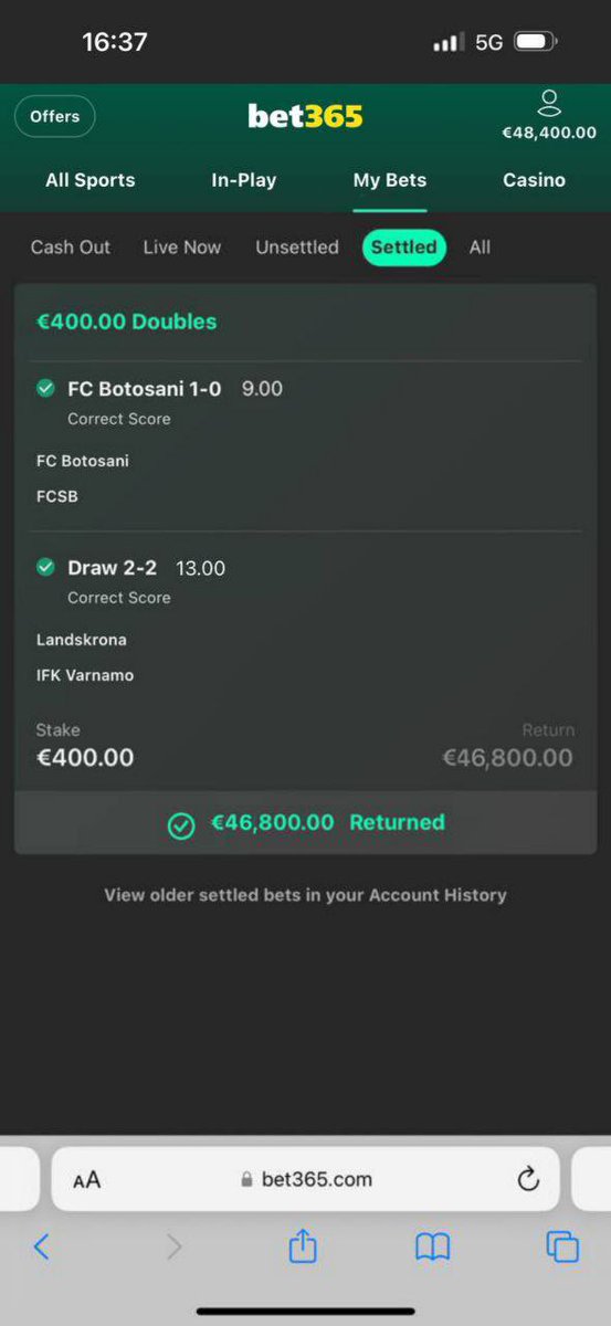 roryalbertfixed's tweet image. B0000000000M 💣
Once you believe in yourself, and you put your mind to something, you can do it &quot;

Congratulations  🍾 to all the winners and enjoy it 🍾🍷

- Next Fixed 100% games are confirmed